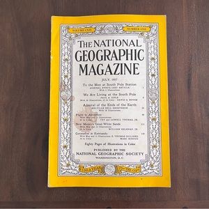Vintage National Geographic Magazine‎ July 1957 Volume CXII Number One